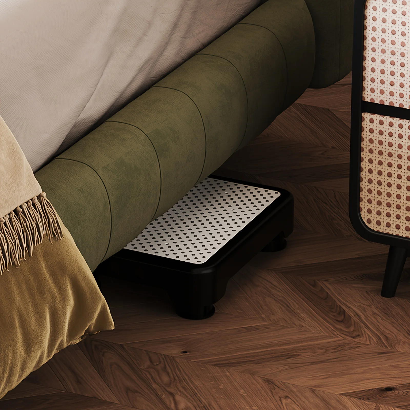 مقعد متدرج عالي التحمل، مساعد قائم محمول غير قابل للانزلاق للاستخدام الداخلي/الخارجي. لكبار السن والكبار.