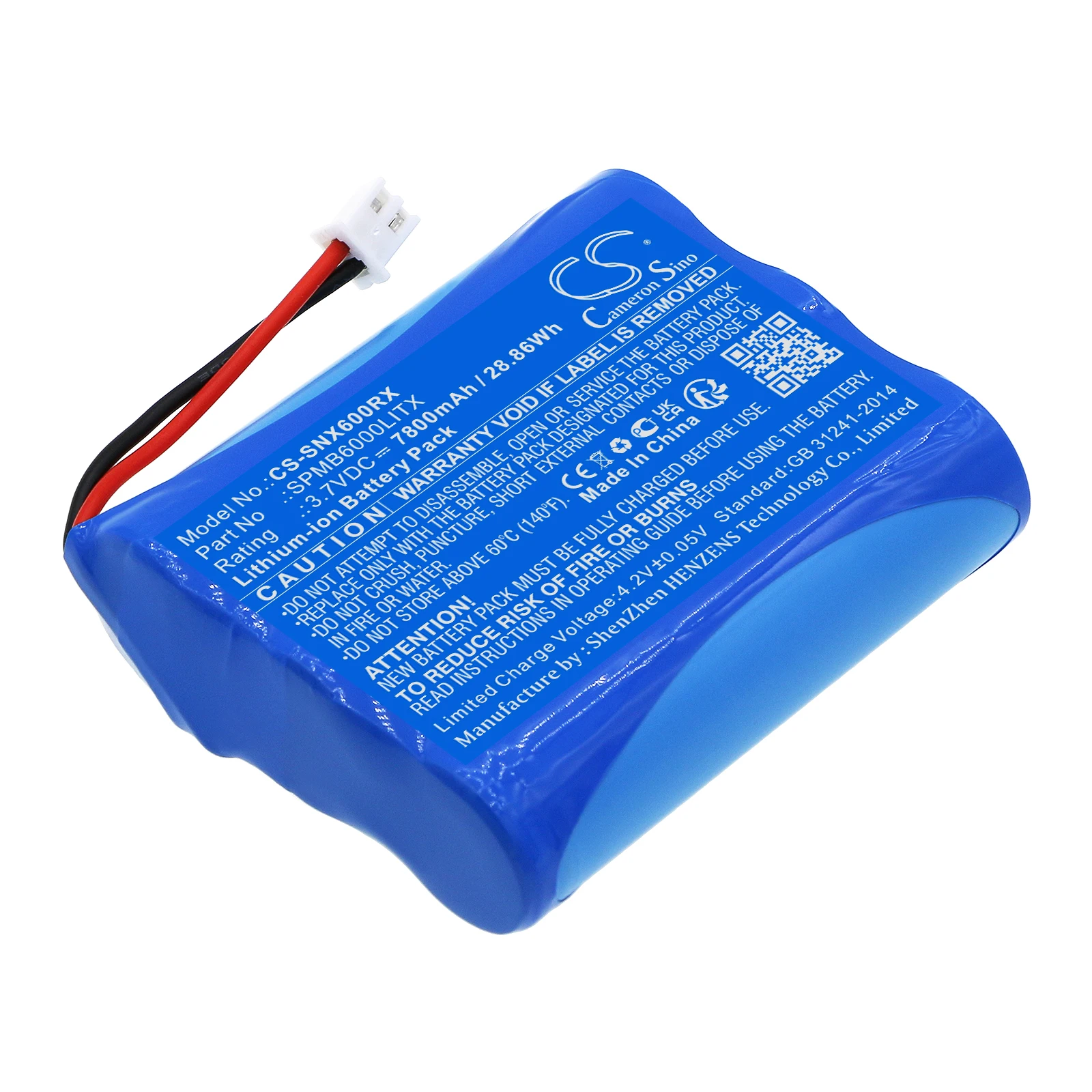

Li-ion Remote Controller Battery for Spektrum, 3.7V, 7800mAh, Compatible Models: Transmitter iX12, Transmitter NX6