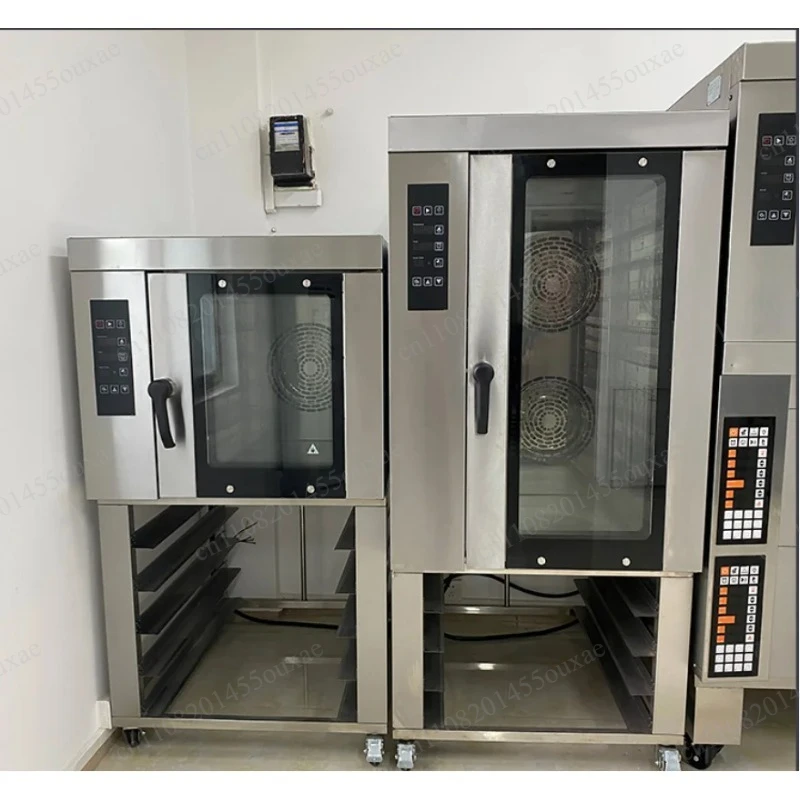10 Trays Hot Air Convection Oven Industrial Circulation Baking Machine For Meat Biscuit Bakery Production Use