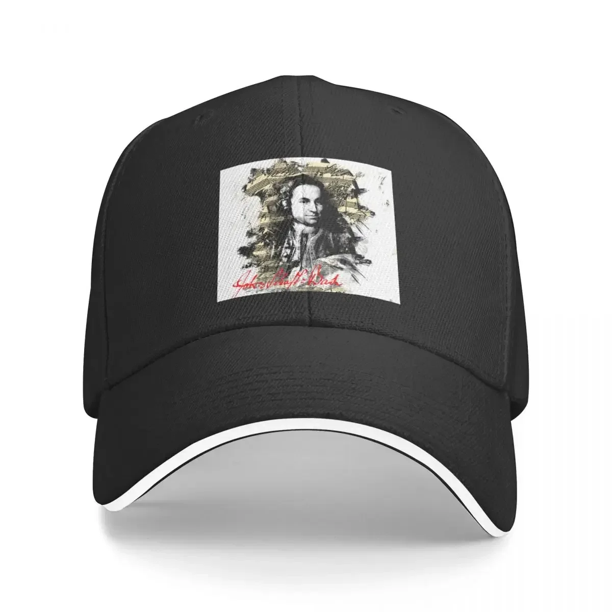 Johann Sebastian Bach Baseball Cap Gentleman Hat black Sun Cap Golf Hat Man Women's Men's