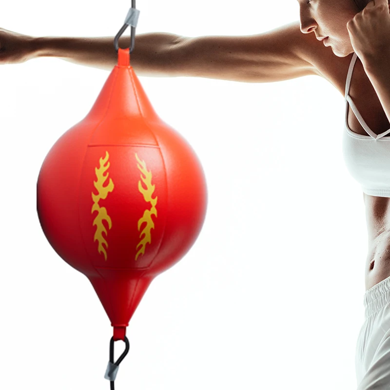 1PC PU Punching Ball Pear Boxing Bag Training Reaction Speed Balls Muay Thai Punch Boxe Fitness Sports Equipment Training