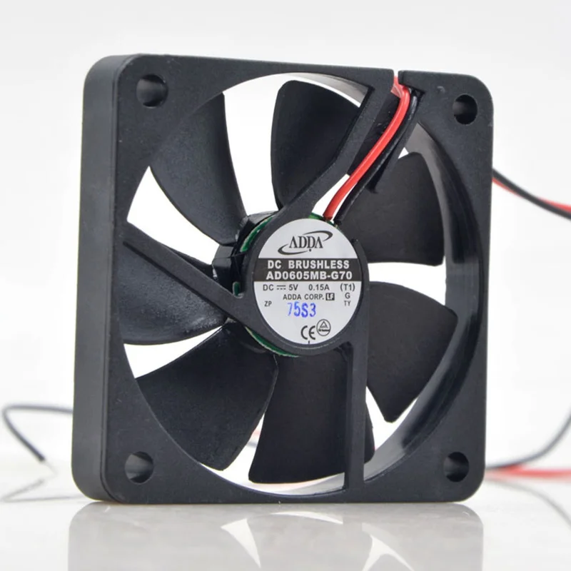 

M New ADDA AD0605MB-G70 DC5V 0.15A 2-Wire Cooling Fan#QW