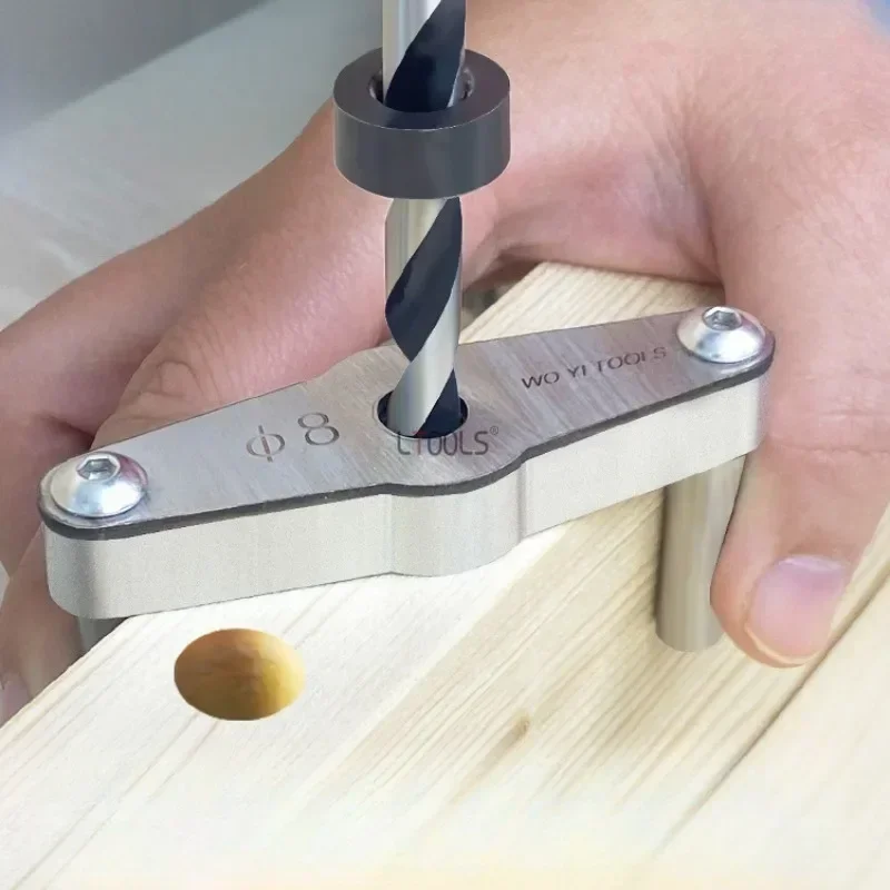 Woodworking Positioning Punch Center Straight Hole Specific Diamond Easy To Carry Drilling Assistant Precise Positioning Tool