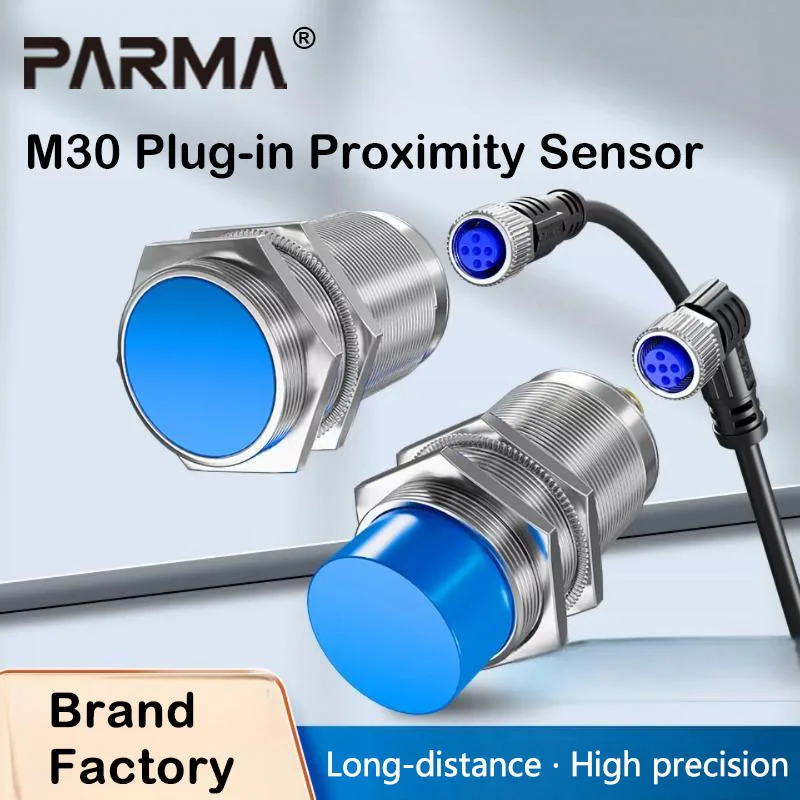 M30 aviation plug metal sensor proximity switch PNP DC three-wire DC 24V two-wire NPN normally open NO normally closed