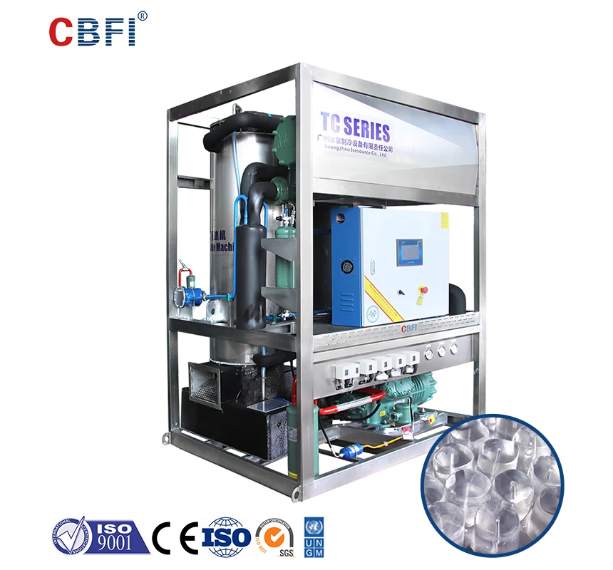 Tube Ice Machines for Sales CBFI 5 Tons Tube Ice Making Machines Price Tube Ice Maker Machines Commercial