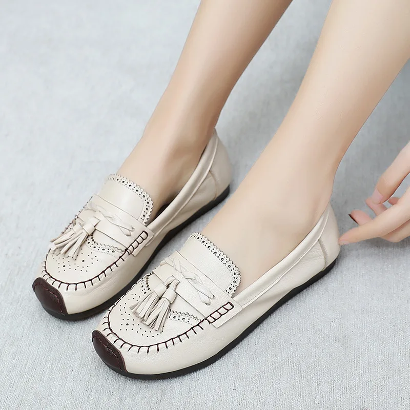 Wild Soft Bottom White Shoes In Spring And Autumn