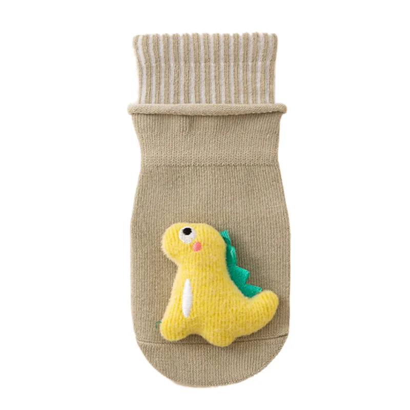 1 Pair Cute Infant Baby Sock for Boy Girl Sweet Cartoon Animal Non-slip Floor Sock for Toddler Spring Autumn Indoor Baby Sock