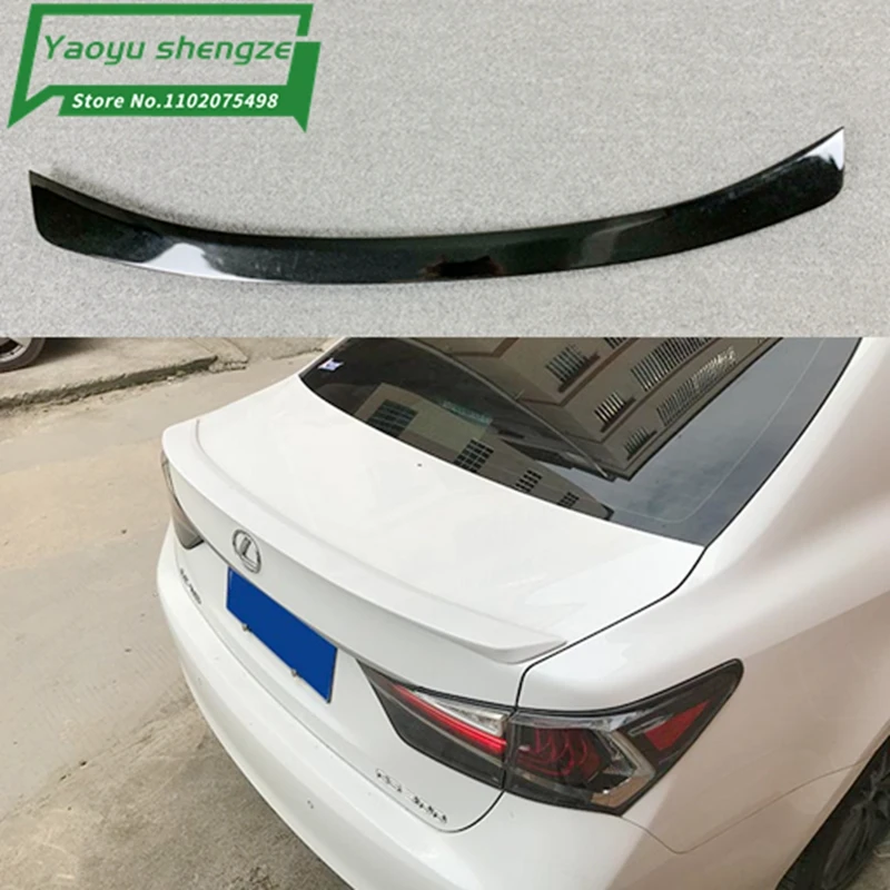 For Lexus GS250 GS350 GS450 Spoiler ABS Material Car Rear Wing Primer Color Rear Spoiler For Lexus GS200T Spoiler 2013-2016