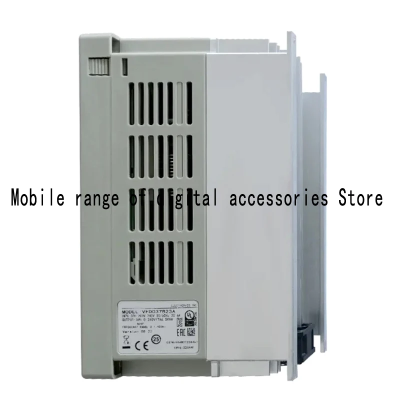 Inversor trifásico, Série B, 3.7KW, VFD037B23A, Novo