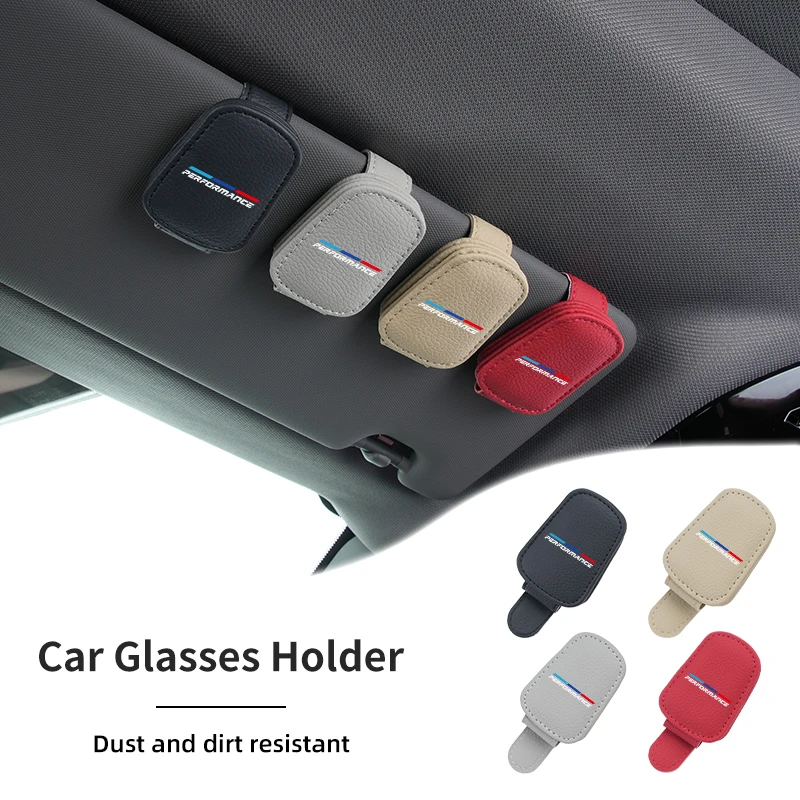 Car Sunglasses Storage Clip Sun Visor Glasses Holder Accessories For E46 E90 E60 F10 E39 F30 E36 F20 E87 E90 E70 E91 E30 G30