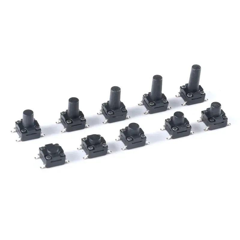 

Tact Switch 6*6*4.3/5/6/7/8/9/10/11/12 Patch Waterproof and Dustproof Micro Switch