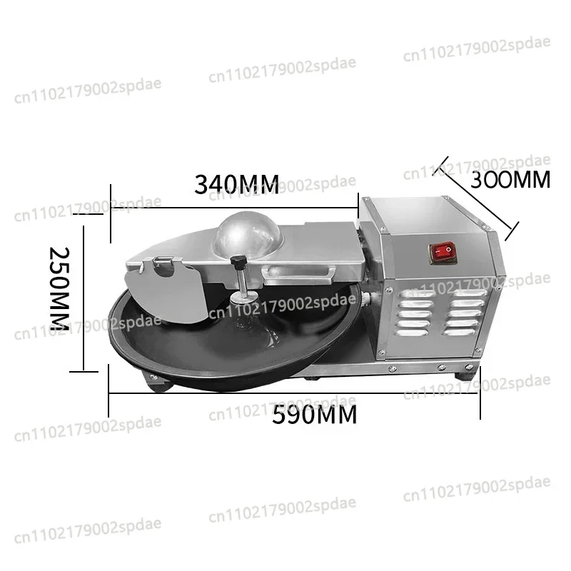 Commercial Multi-Function Basin-Shaped Vegetable Shredder Cutter Machine Dumplings Buns Stuffing Machine
