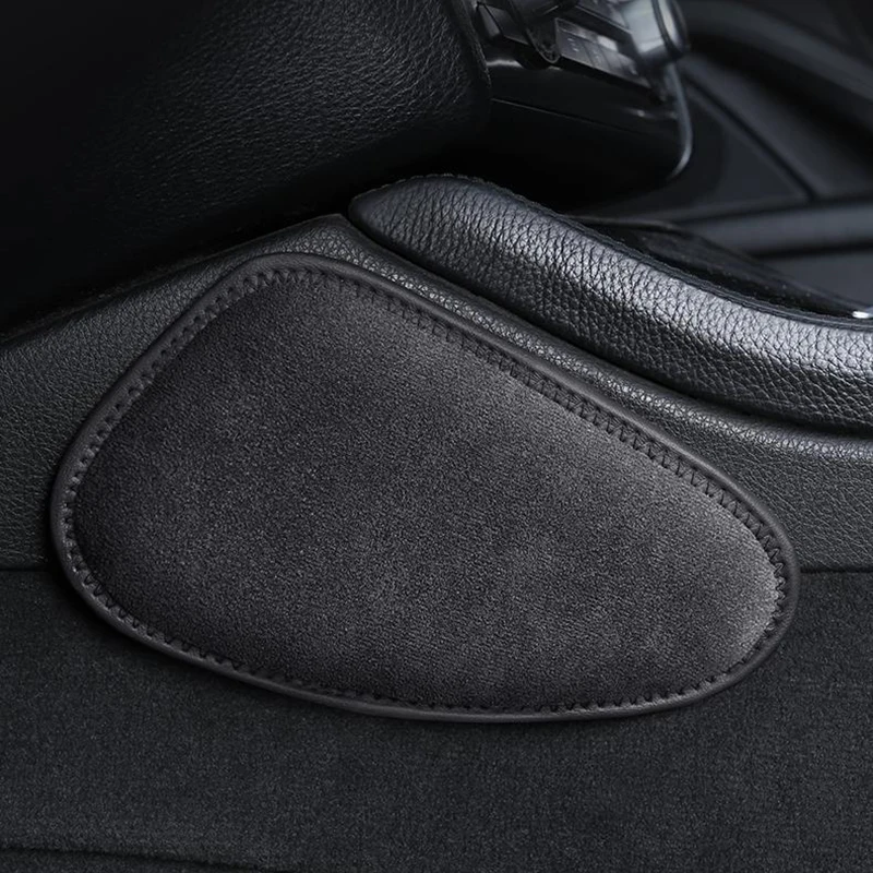 Car Leather Knee Pad Generic Easy Install High Quality Auto Pillow Long Distance Driving Leg Pad Hand Holder Support Accessories