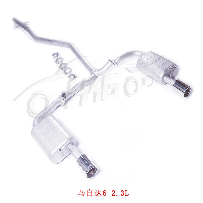 

It is used for the 2.0L, 2.5L and 2.3L Catback exhaust system of Mazda 6 with valves, made of 304 stainless steel and featuring
