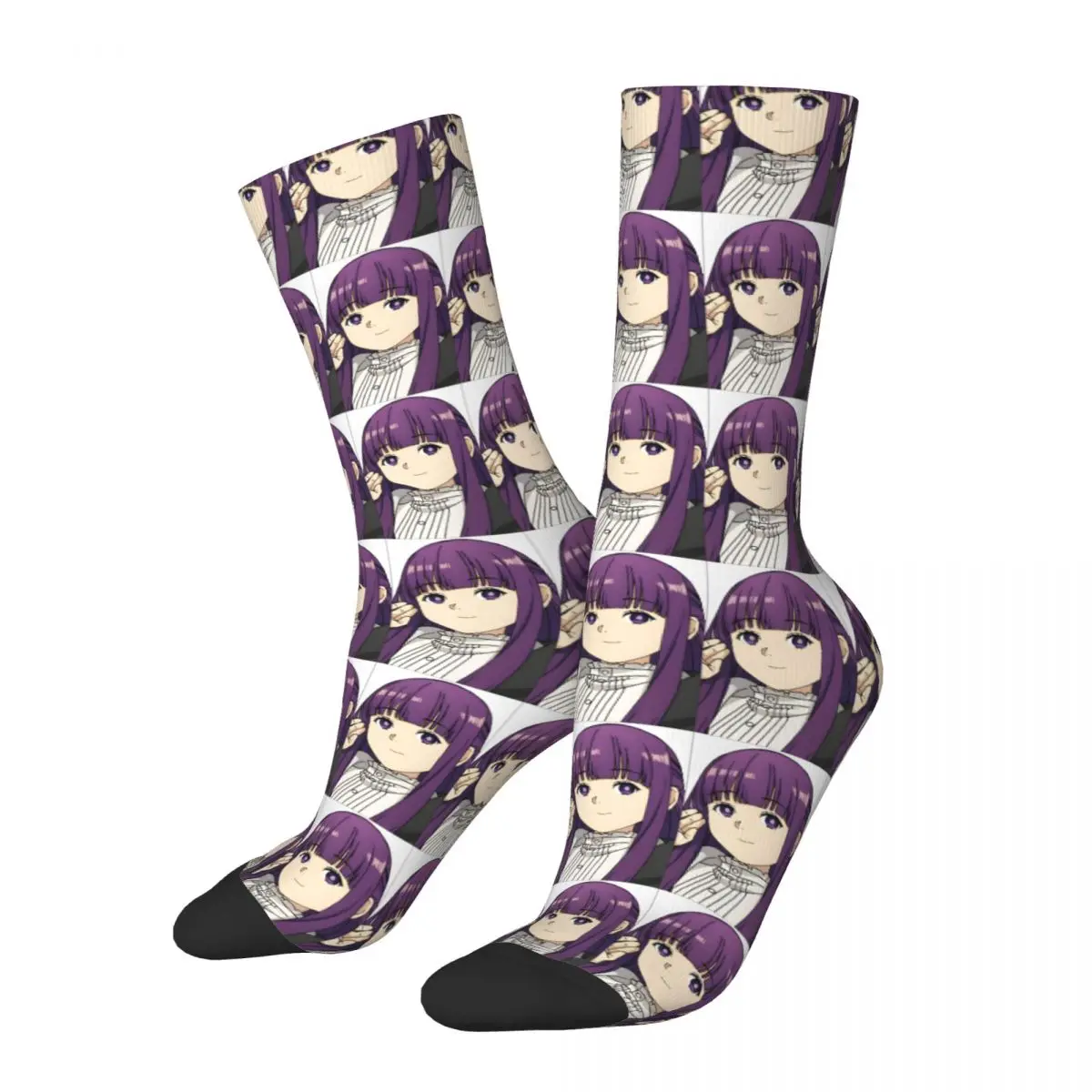 

Frieren Anime Fern Socks Men's Women's Polyester Casual Socks Hip Hop Spring Summer Autumn Winter Socks Gift