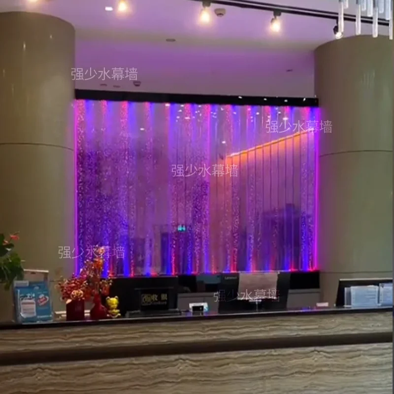Custom. Customized Screen Portioning Grid Red Large Colorful Light Curtain Wall Living Room Blocking Dining Room Bathroom