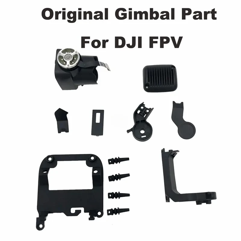 

Gimbal Part for DJI FPV Camera Rear Cover/Pitch Axis Arm Shell Upper Case/ Auxiliary Axis ArmRubber Camera Frame Motor