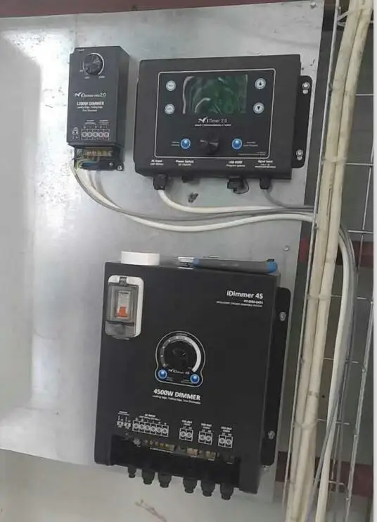 0-10v led timer controller 220v intelligent dimmer 1500w manual switch