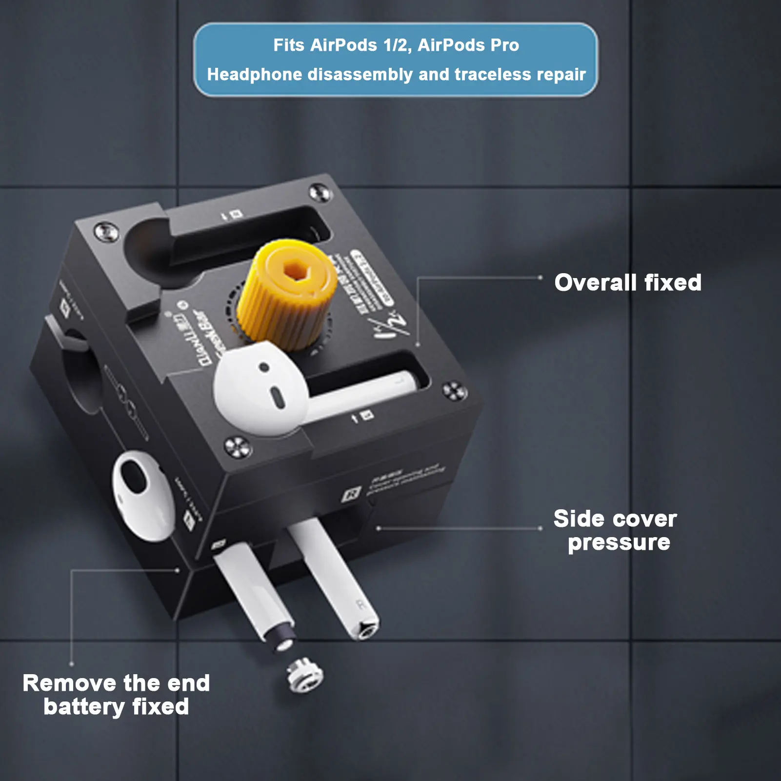 Earphones Repair Fixture For Airpods 1/2/Pro Battery Disassembly Replacement Shell Remove Holder Maintenance Opening Alignment