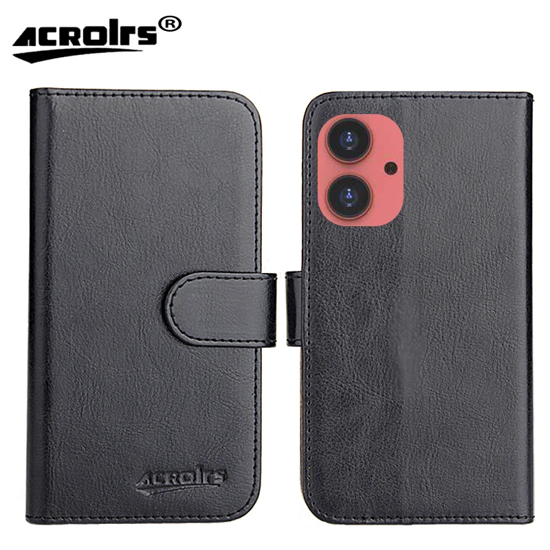 Capa NUU N20 6,6 "6 cores moda personalizada flip slots para cartão suporte carteira capa protetora de couro para telefone