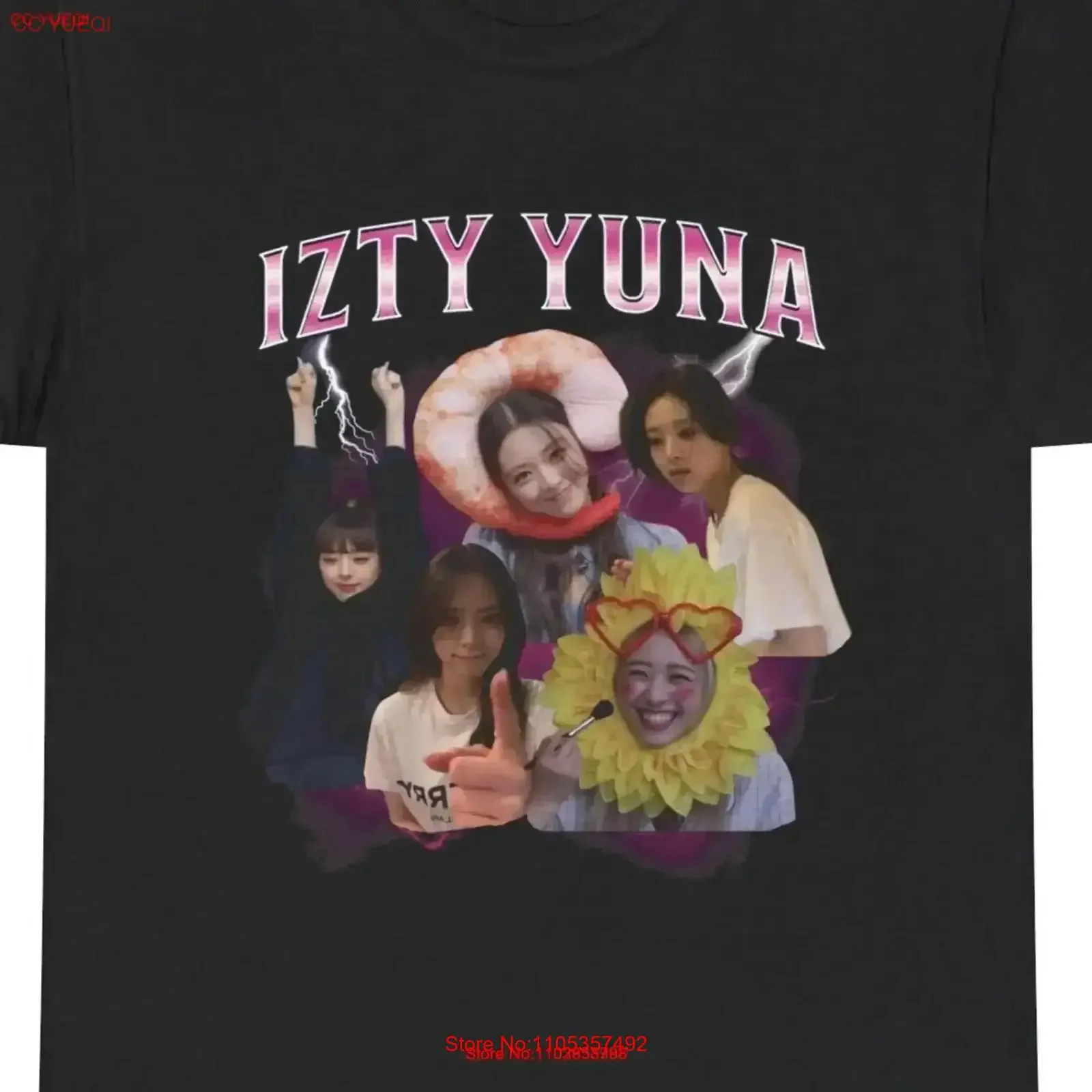 Itzy Yuna T shirt ryujin yeji lia chaeryeong kpop merch midzy gift for funny meme vintage Washed graphic Unisex Soft
