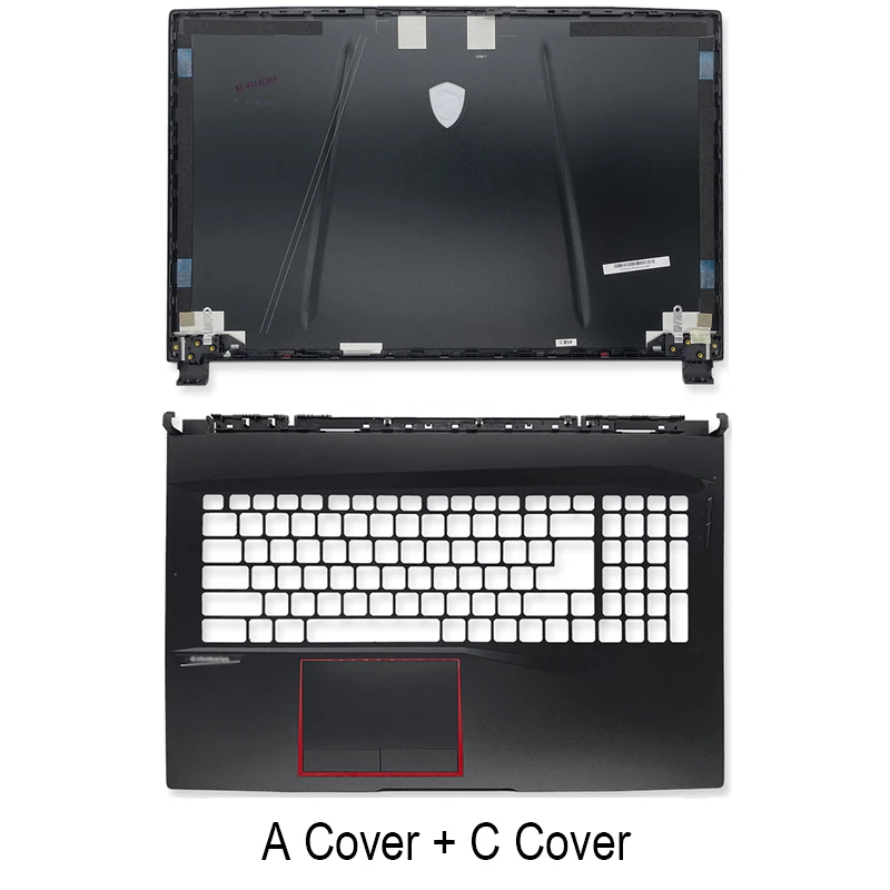 Für MSI GE75 MS-17E1 MS-17E2 MS-17E3 MS-17E5 MS-17E7 Laptop Rückabdeckung, Frontblende, Handballenauflage, Untergehäuse