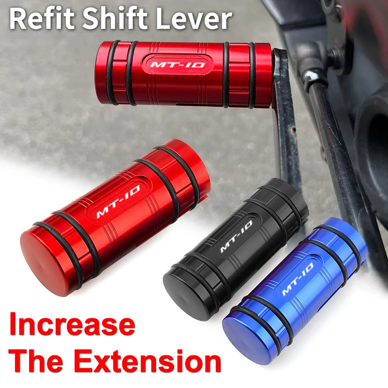 

New For YAMAHA MT10 MT-10 MT 10 25 07 Motorcycle Accessories CNC Gear Shift Lever Tip Extension Enlarger Pedal MT03/MT07/MT09