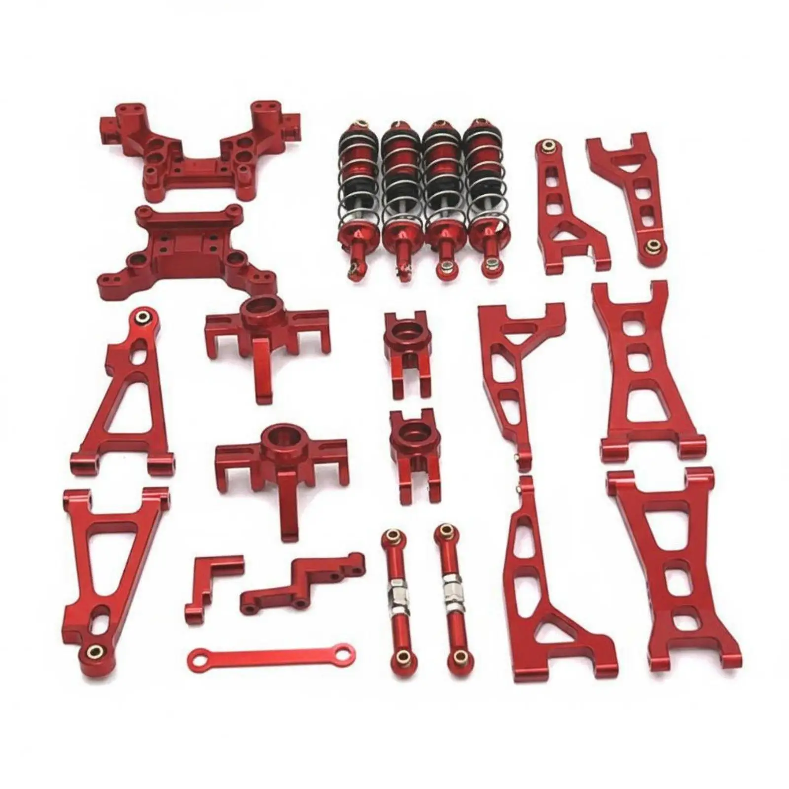 RC Car Metal Upgrade Kit Upgraded 1/16 Scale Car Modification Kit Easy