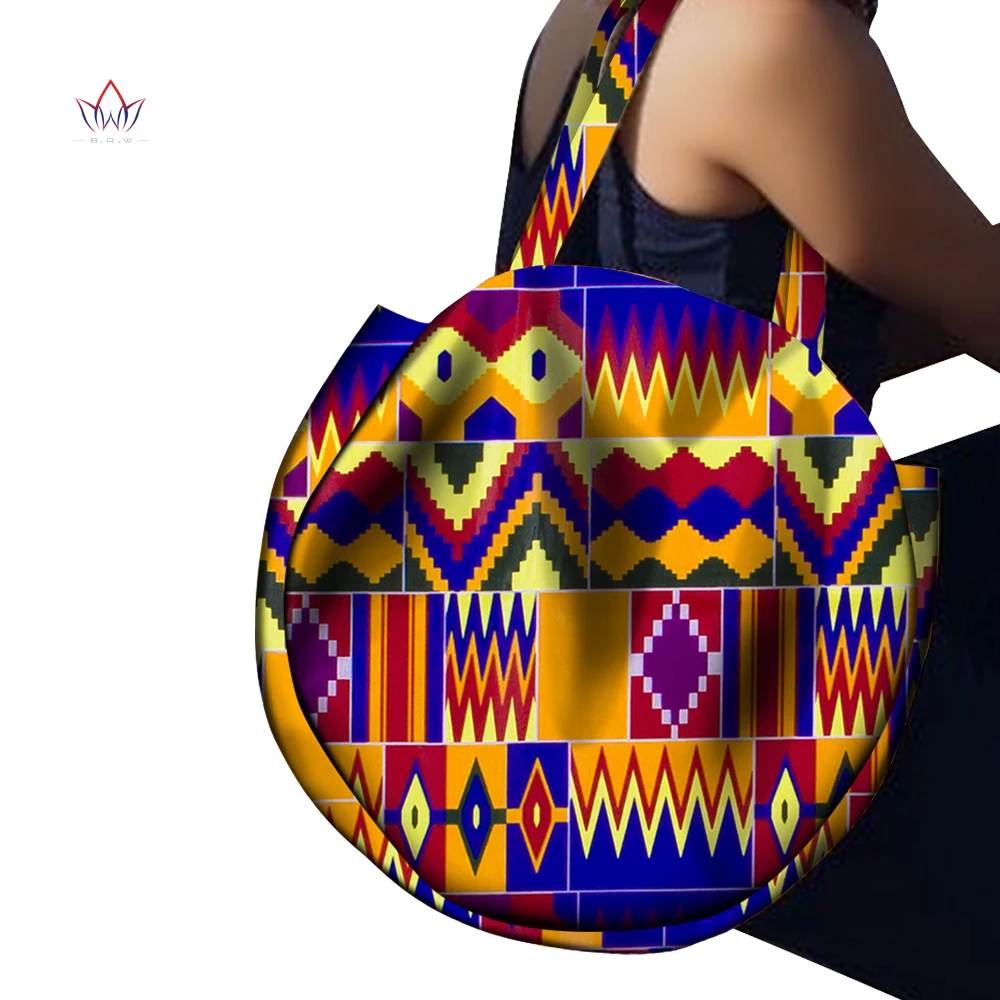 African Handbags For Women 2022 Big Shoulder Handmade Canvas Handbag Fashion Reusable Shoulder Bohemian Ladies Big Bags WYB580