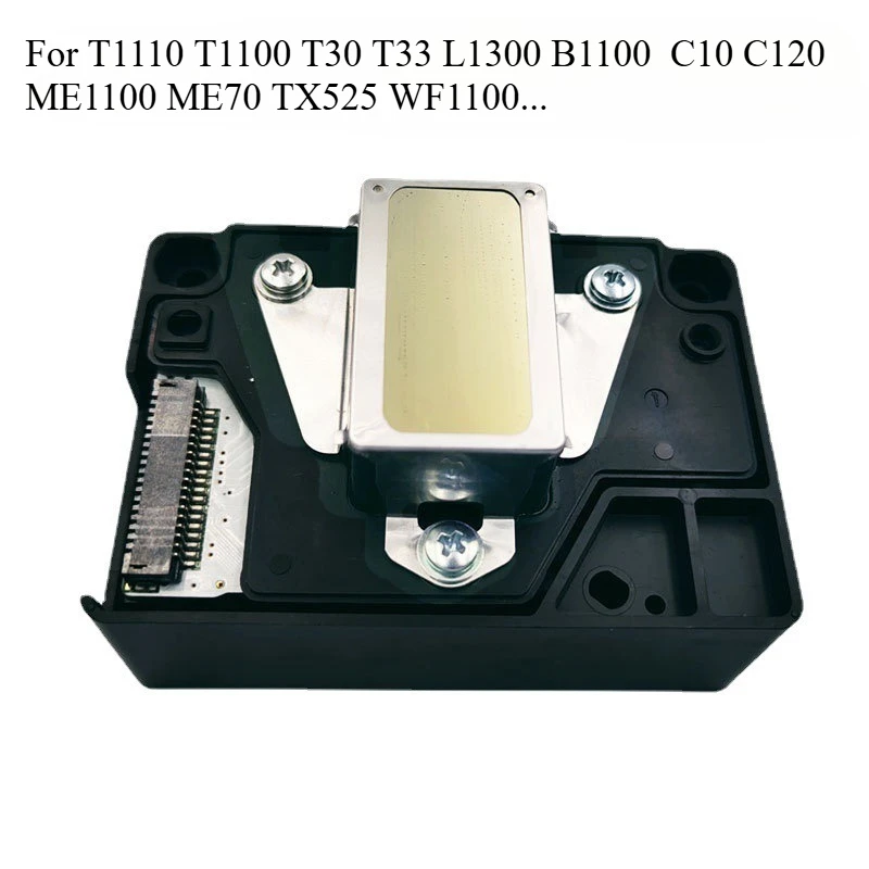 Печатающая головка F185000 F185010 для Epson T1110 T1100 T30 T33 L1300 B1100 Печатающая головка C10 C120 ME1100 ME70 TX525 WF1100 Печатающая головка F185000 F185010 для Epson T1110 T1100 T30 T33 L1300 B1100 Печатающая головка C10 C120 ME1100 ME70 TX525 WF1100