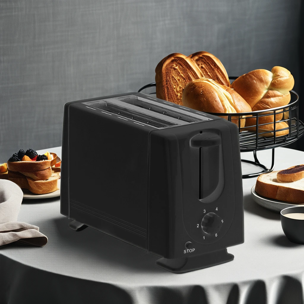 Мини-бытовая электрическая хлебопечка и тостер для сэндвичей с регулируемой температурой для тостов на завтрак