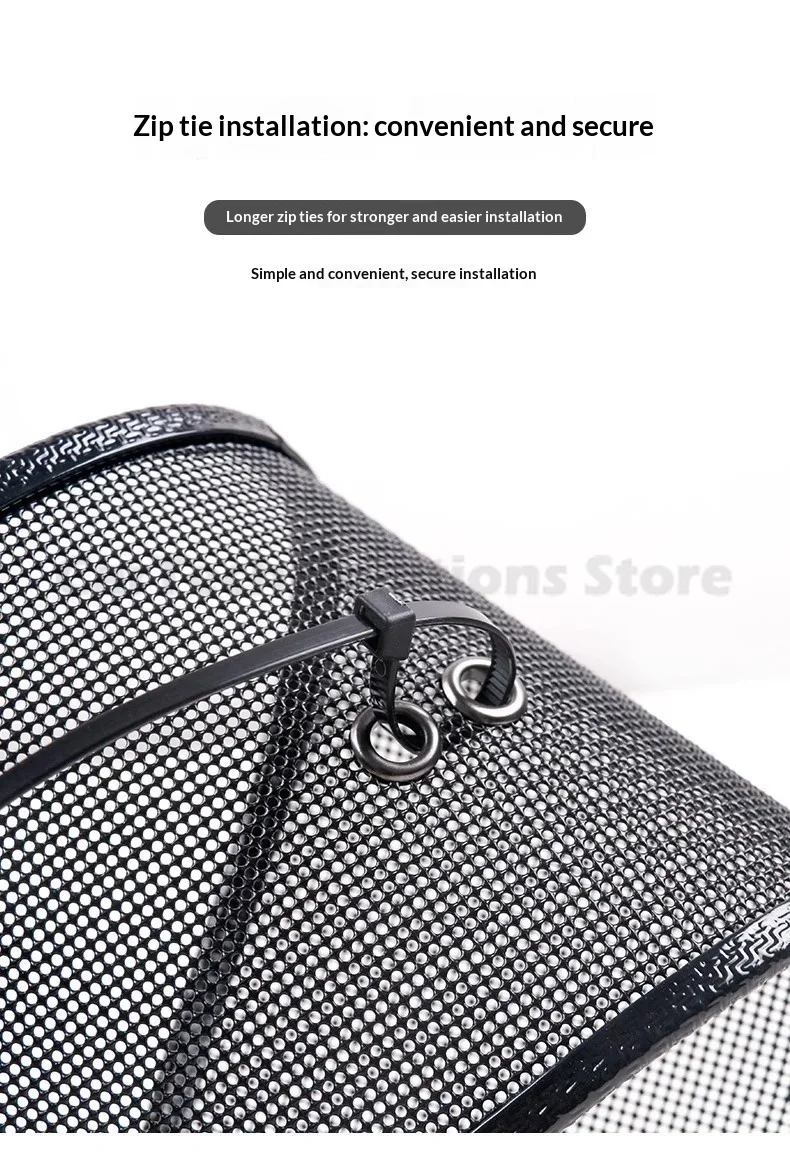 Special for Hyundai MUSA insect-proof net, water tank grille protection net, dustproof anti-wadding exterior parts view 5