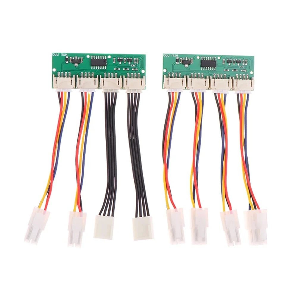 T61C_2PCS S19 S21 Fan Spoofer Dummer 12V 4Pin Fan