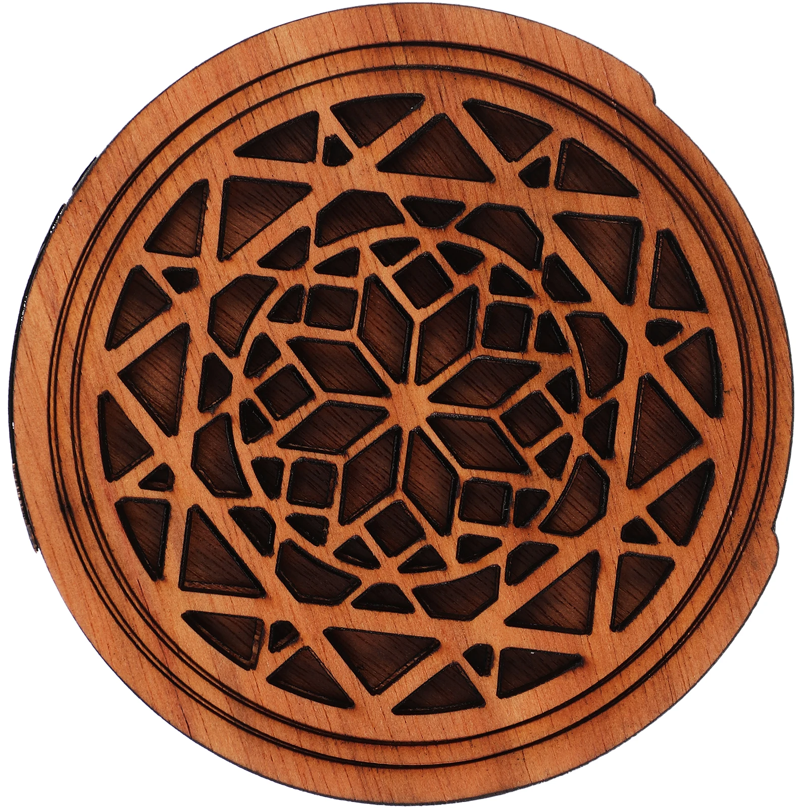 

Guitar Sound Hole Soundhole Covers Acoustic Decorative Feedback Dampener Lute Light Brown Parts Buster for