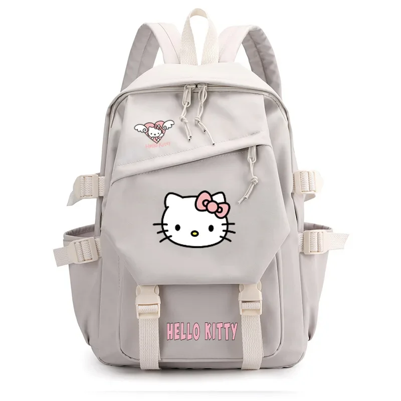حقيبة ظهر Hellokittys Sanrios Girl حقيبة مدرسية جديدة لطيفة للطلاب مطبوعة على شكل شخصية أنيمي سعة كبيرة 14 بوصة حزمة كمبيوتر #6