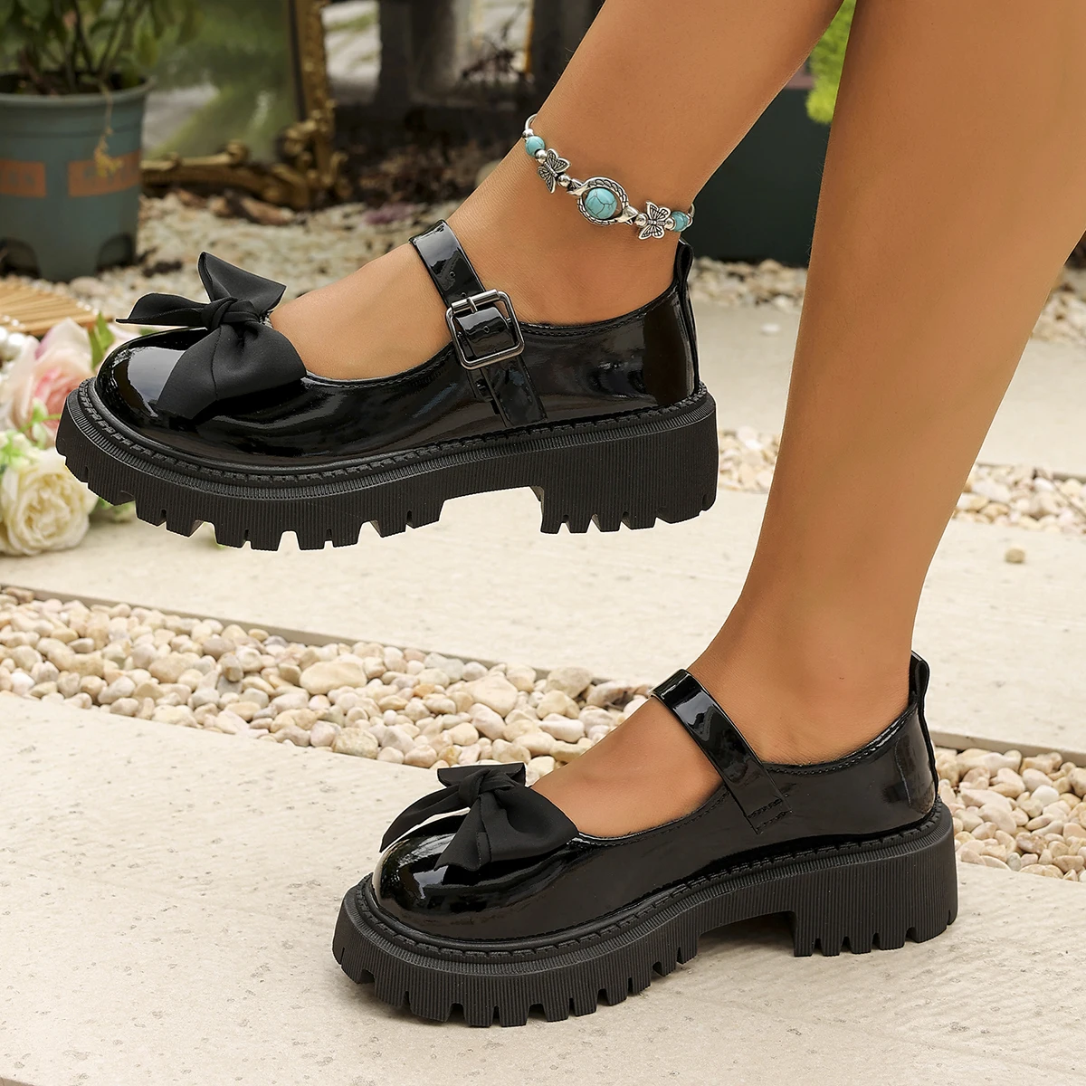 รองเท้าโลฟเฟอร์ลำลองสีดำขนาดให - Women'S Shoes Loafers Black บทวิจารณ์และราคา