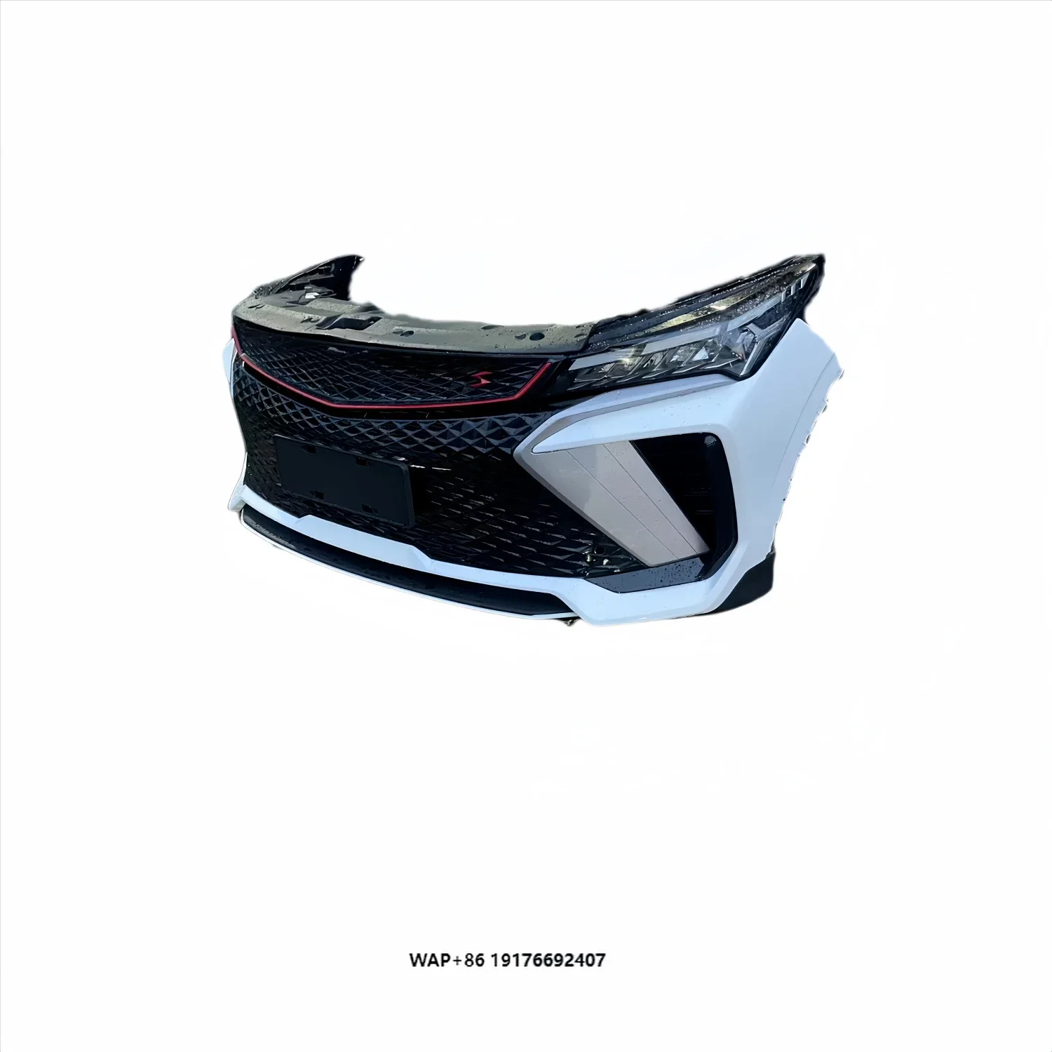 

KQX Suitable for Geely Coolray Cool Front Bumper Combined Radiator Headlamp Fan Grille Intake Hood