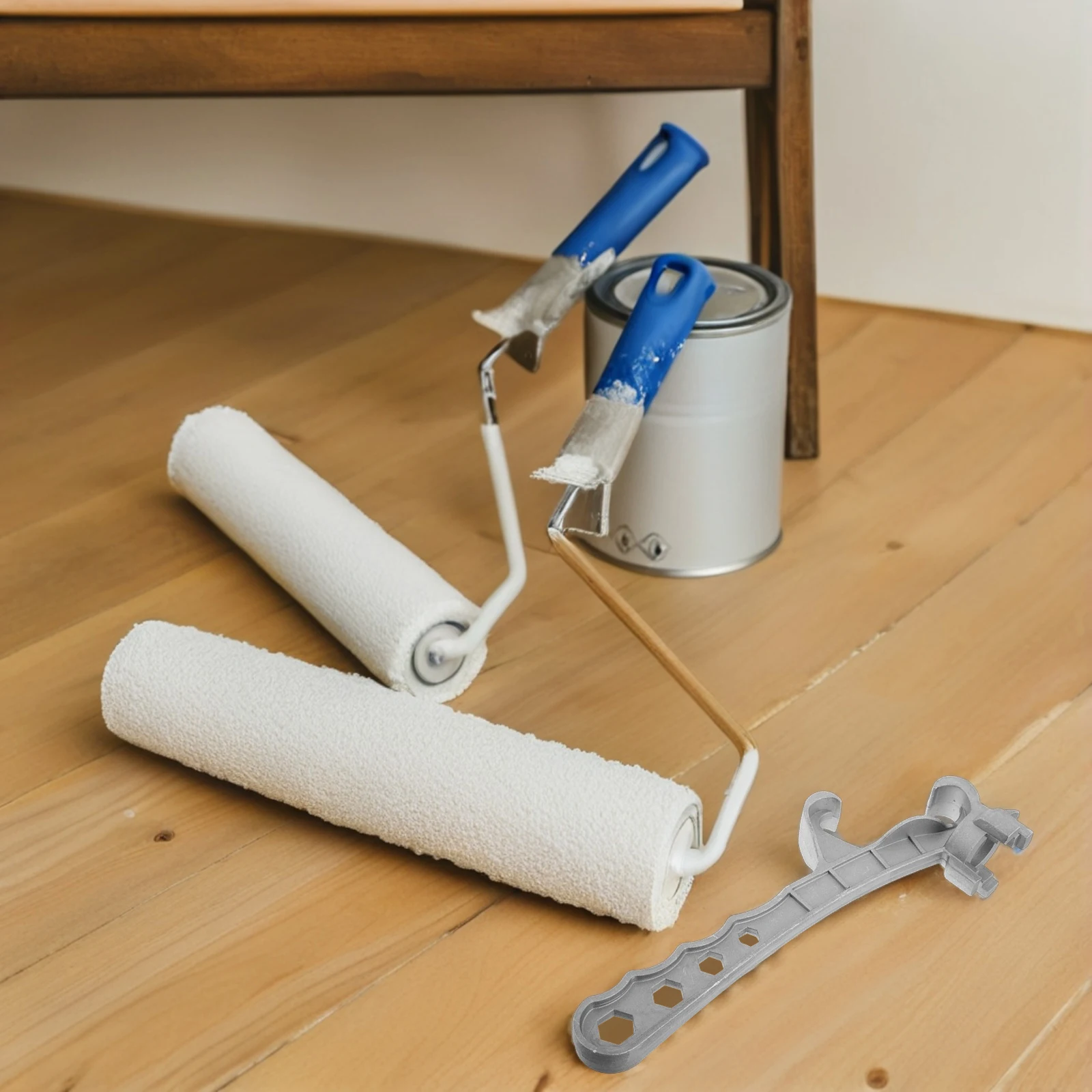 

Aluminum Drum Wrench Bucket Lid Opener Tool Portable Multi-Function Metal Barrel Can Opener for Paint Oil Buckets