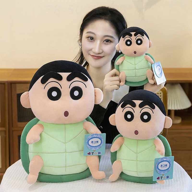 

Kawaii Crayon Shin Chan Stuffed Doll Shin Chan Plush Toy Cute Turtle Soft Baby Sleep Buddy Birthday Xmas Gift for Kids Girls