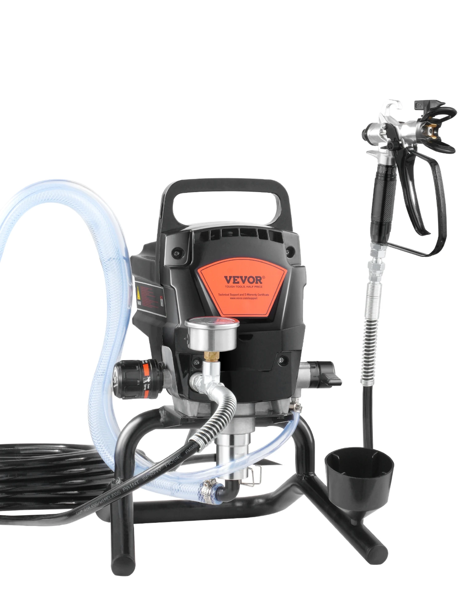 SucceBuy 750W 950W Airless Verfspuit 3000PSI Hoog rendement Elektrisch Airless Spuitapparaat Handheld Verfspuiten Interieur - afbeelding 2