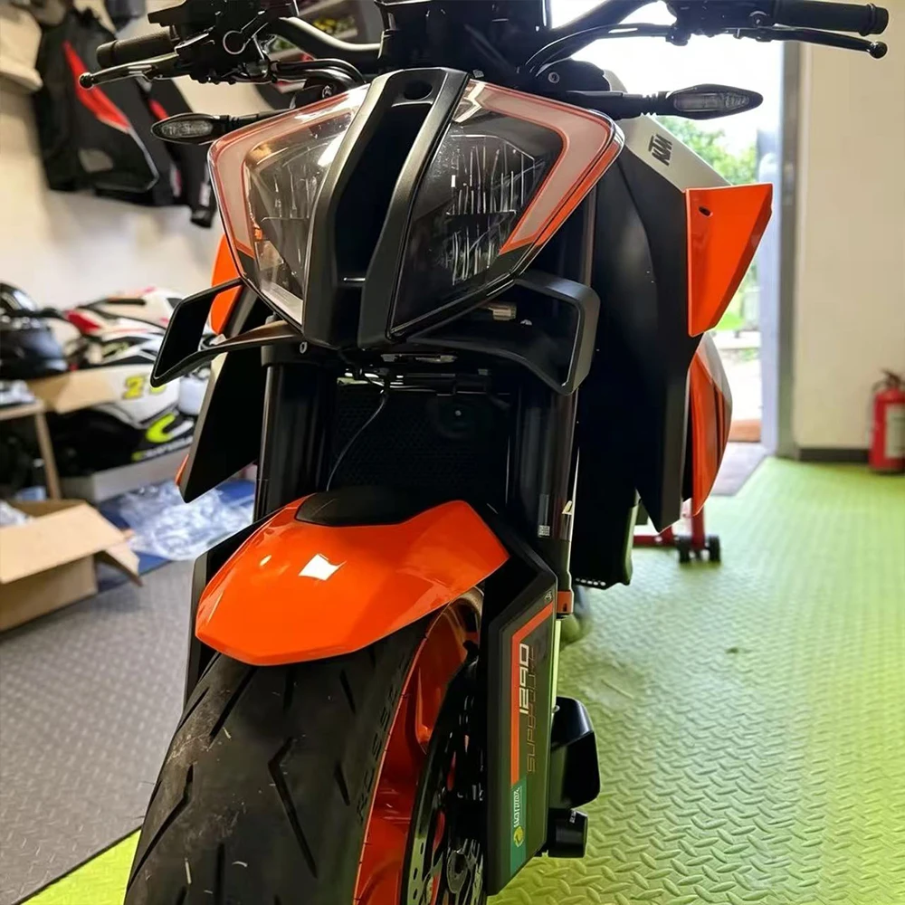 Für SUPER DUKE 1290 Motorradzubehör WING DOWNFORCE NAKED FRONTAL SPOILERS Frontspoiler Unterer Spoiler Unterlippe