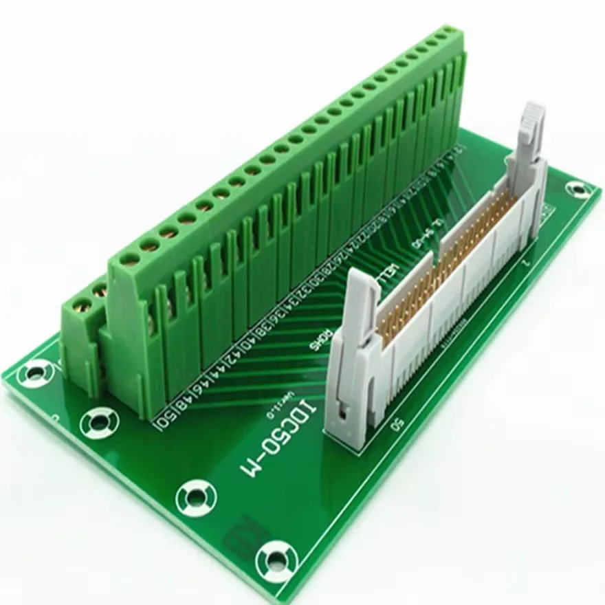 

IDC50 2x25 Pins 0.1" Male Header Breakout Board, Terminal Block, Connector.