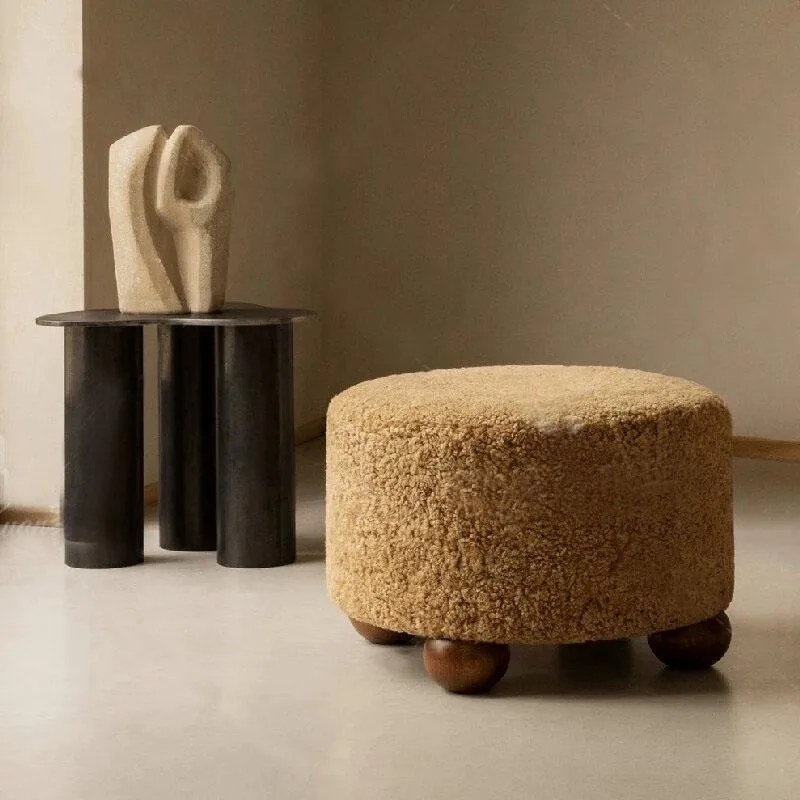 New Arrival Customized Velvet Solid Wood Base Sofa Foot Stool Home Living Room Children Pouf Ottoman Kid Bedroom Play Chair