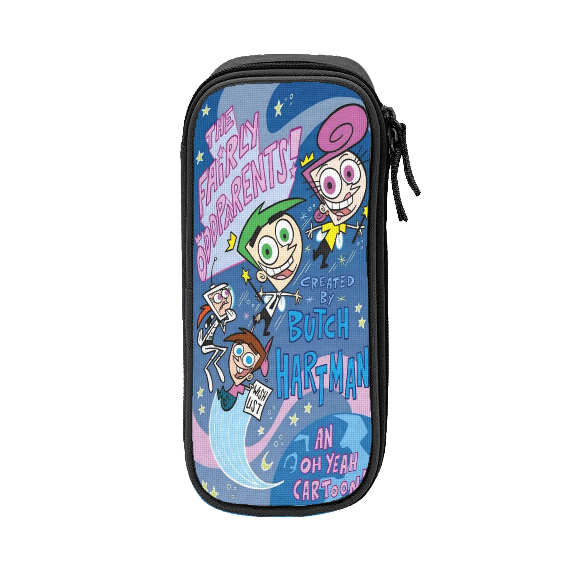 Das Fairly OddParents Federmäppchen, doppellagig, großes Fassungsvermögen, für Bürobedarf, Federmäppchen, tolles Geschenk