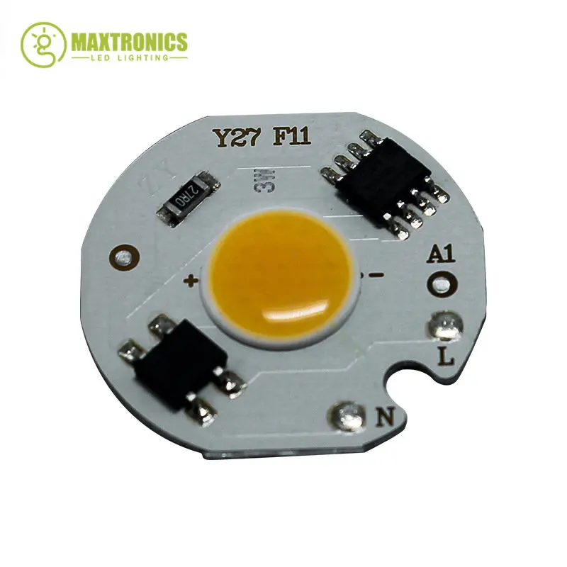 Bombilla con controlador IC inteligente, 1-10 piezas, fuente de luz roja, verde y azul, 3W, 5W, 7W, 10W, 12W, Chip LED COB, AC110V/ 220V para foco de luz artesanal