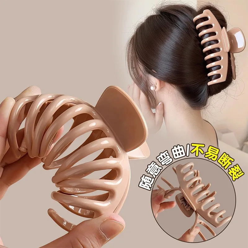 แฟชั่นอะคริลิค WAVE ผม Claws สําหรับผู้หญิงเกาหลี INS กลับหัว SHARK คลิปสาวหวาน Headwear อุปกรณ์เสริมผมอเนกประสงค์