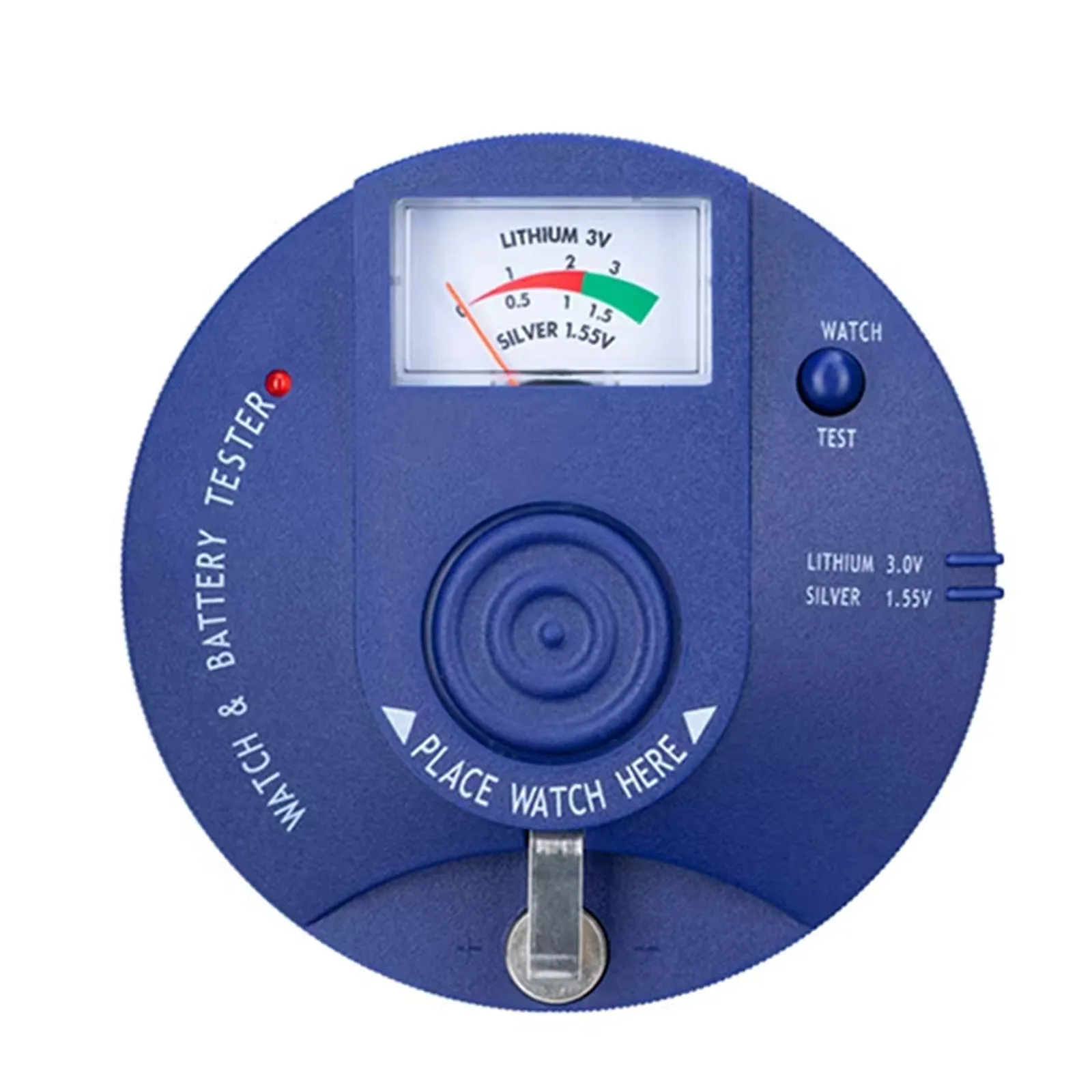 

Quartz Movement Tester, Circular Type Watch Battery Pulse Tester & 1.5V 3V Button Cell Battery Analyzer