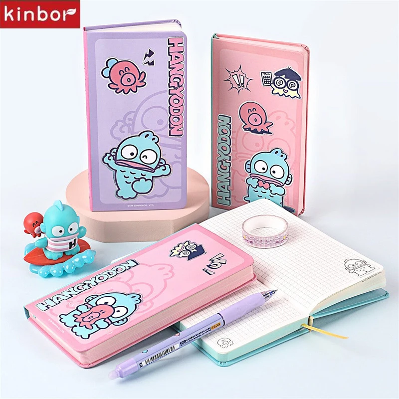 Kinbor Weekly Notebook Stickers Set, Adorable Ugly Fish Portable Diary Pocket Notepad, Manifestation Goals Planner for Yourself