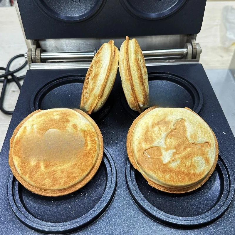 Ice cream panini press burger donut bread machine ufo burger machine