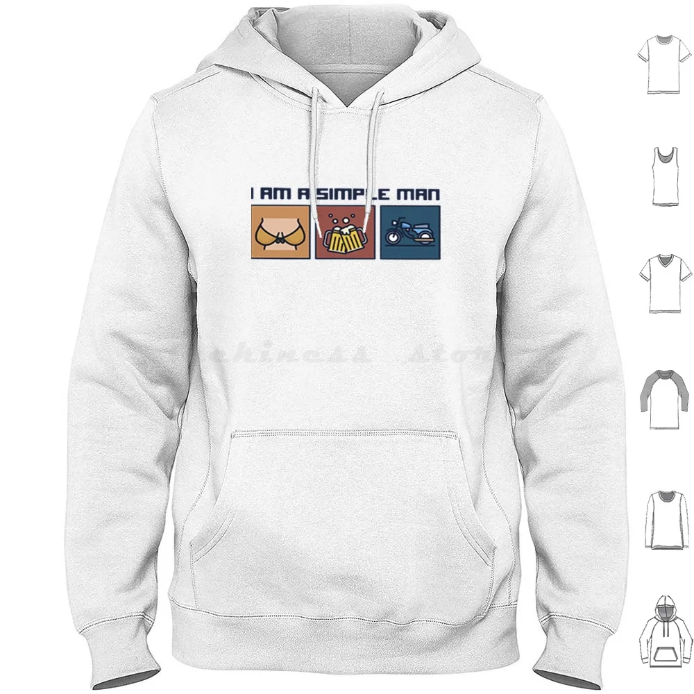 I Love Boobs Beer And Motorbike I Am A Simple Man Hoodies Long Sleeve I Love Boobs Beer And Motorbike I Am A Simple Man